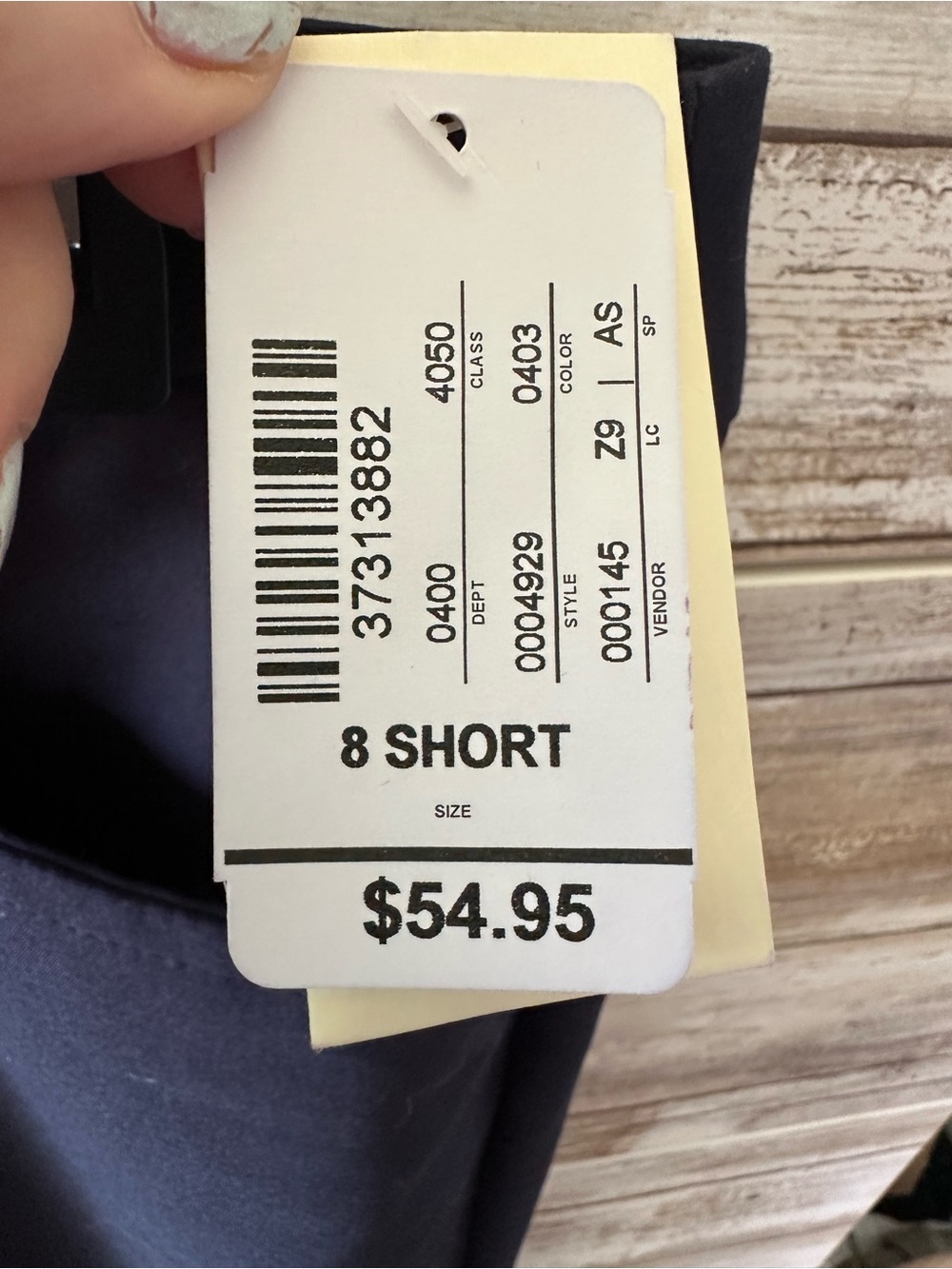 💼 NWT Christopher & Banks Navy Dress Pants Size 8 Short Career Stretch - Picture 3 of 9